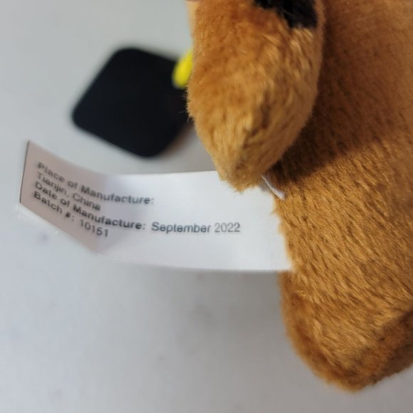 NWT Warner Brothers Scooby Doo Chibi Plush Brown 7" Big Head 2022 Toy Factory - Picture 11 of 12